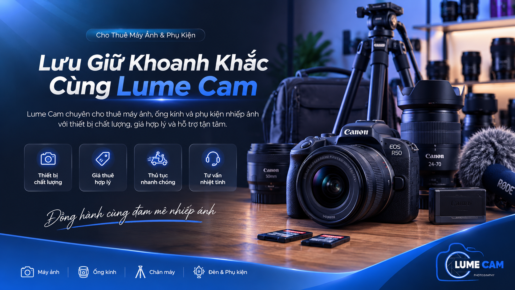 Lume <span>Cam</span> - Cho thuê máy ảnh cần thơ
